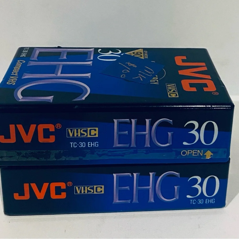 JVC VHS-C High Energy Magnetite Camcorder Video EHG Tape NEW